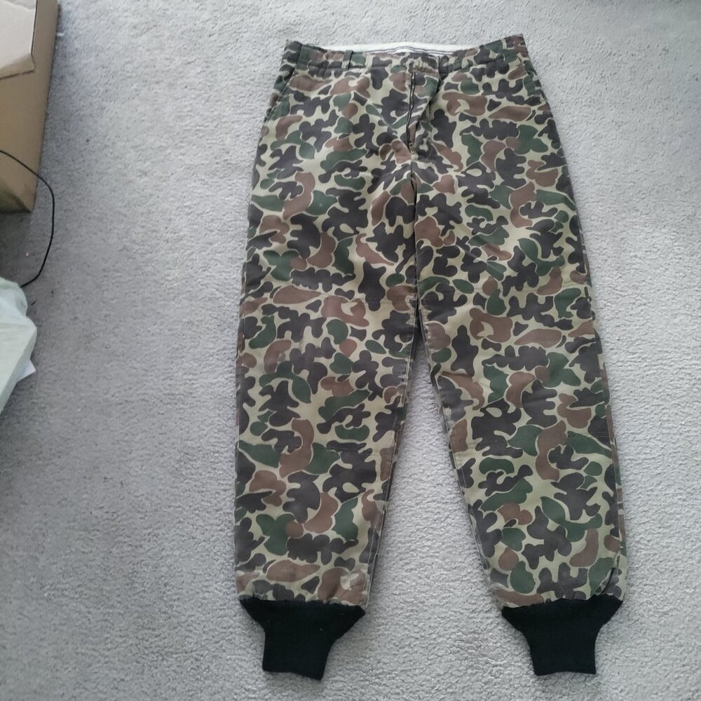 VTG Sears Sportswear 36x31 Hunting Camo Insulated Pants VGUC SEE Measurements